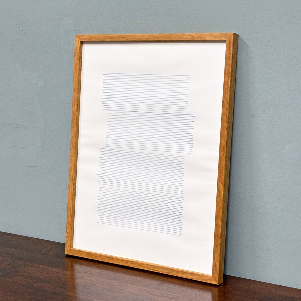 ペーパーコレクティブ Paper Collective イントゥ ザ ブルー 01 Into The Blue 01 ポスター 額装品 デンマーク 美品 ◎