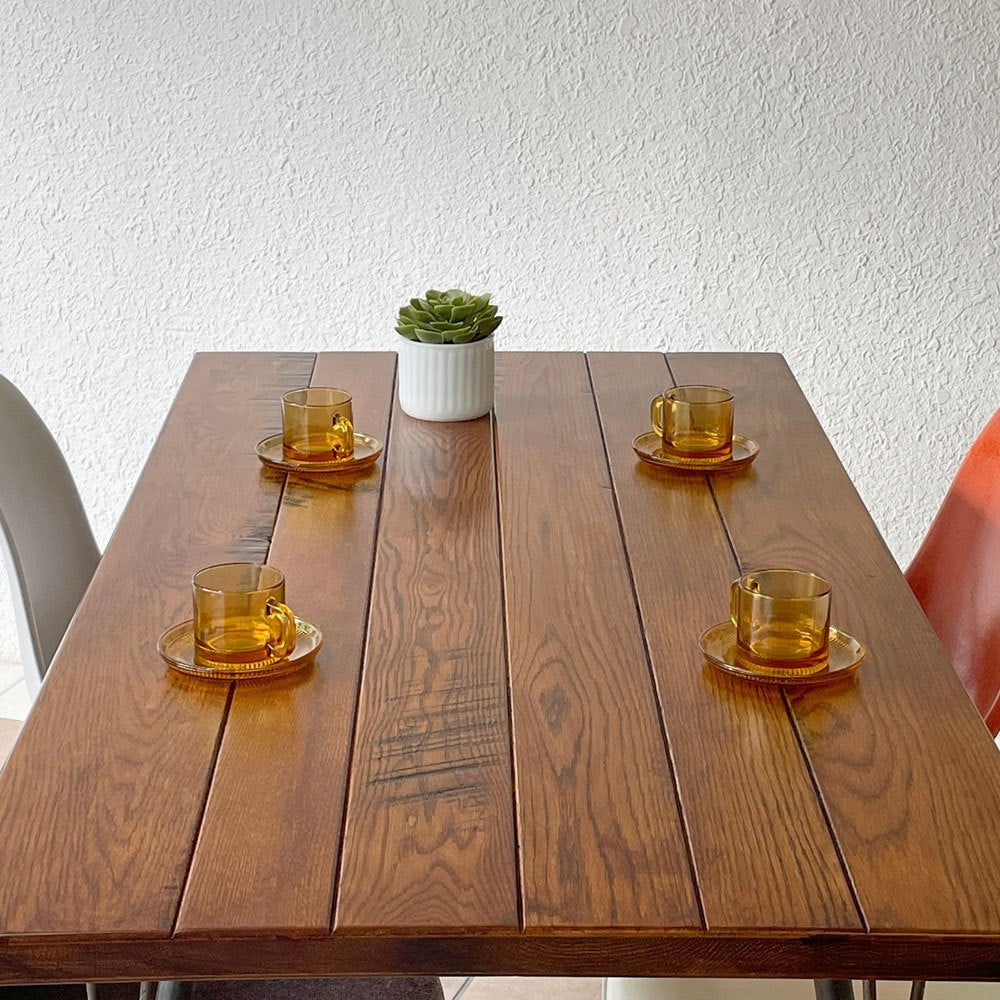アクメファニチャー ACME Furniture グランビュー ダイニングテーブル GRANDVIEW DINING TABLE オーク無垢材 W150cm インダストリアルデザイン ◇