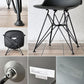 ハーマンミラー Herman Miller サイドシェルチェア ポリプロピレン製 オールブラック エッフェルベース C&R イームズ ミッドセンチュリー ◇