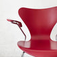 フリッツハンセン Fritz Hansen 3207 セブンチェア アームチェア ラッカー ベネチアンレッド アルネ ヤコブセン 北欧家具 ★