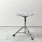 ダルトン DULTON X2 ビートスツール BEAT STOOL 回転式 無段階高さ調節 スチール クローム 折り畳み 廃番 A ●