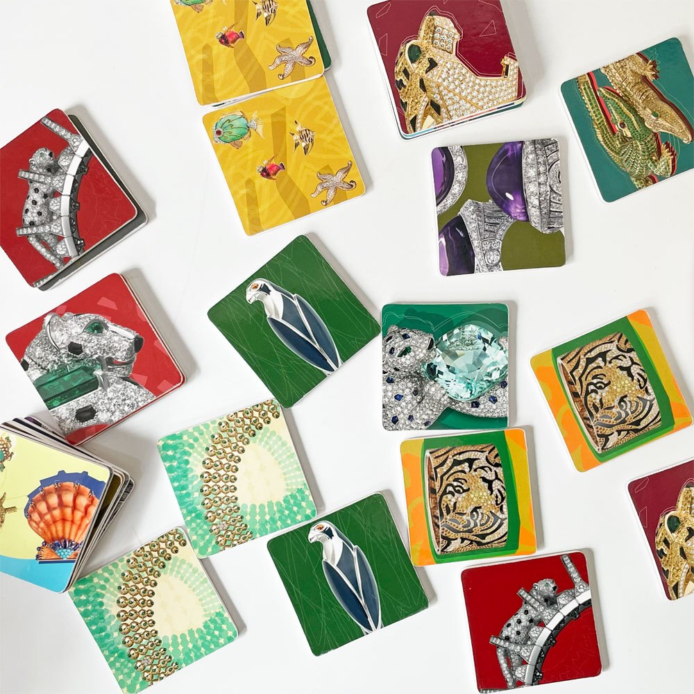 カルティエ Cartier カードゲーム メモリー Memory 神経衰弱 ノベルティ 非売品 説明書付き ★