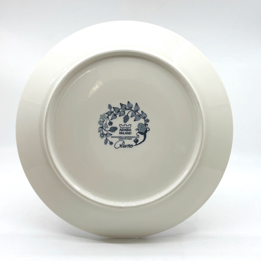 アラビア ARABIA ルノ Runo サマーレイ プレート26cm 旧ロゴ ヘイニ・リータフフタ フィンランド 北欧食器 A ●