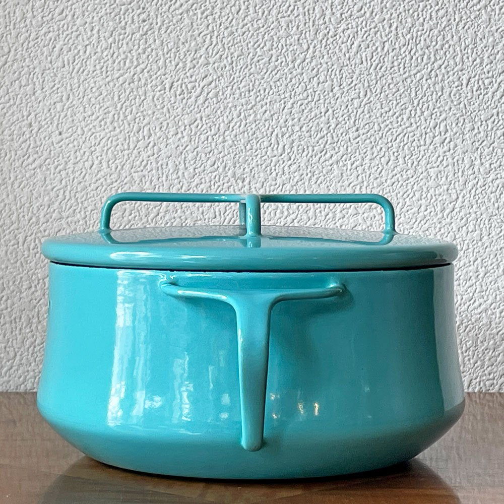 ダンスク DANSK コベンスタイル 両手鍋 ホーロー キャセロール W26cm イェンス・クイストゴー ティール 北欧 ◇