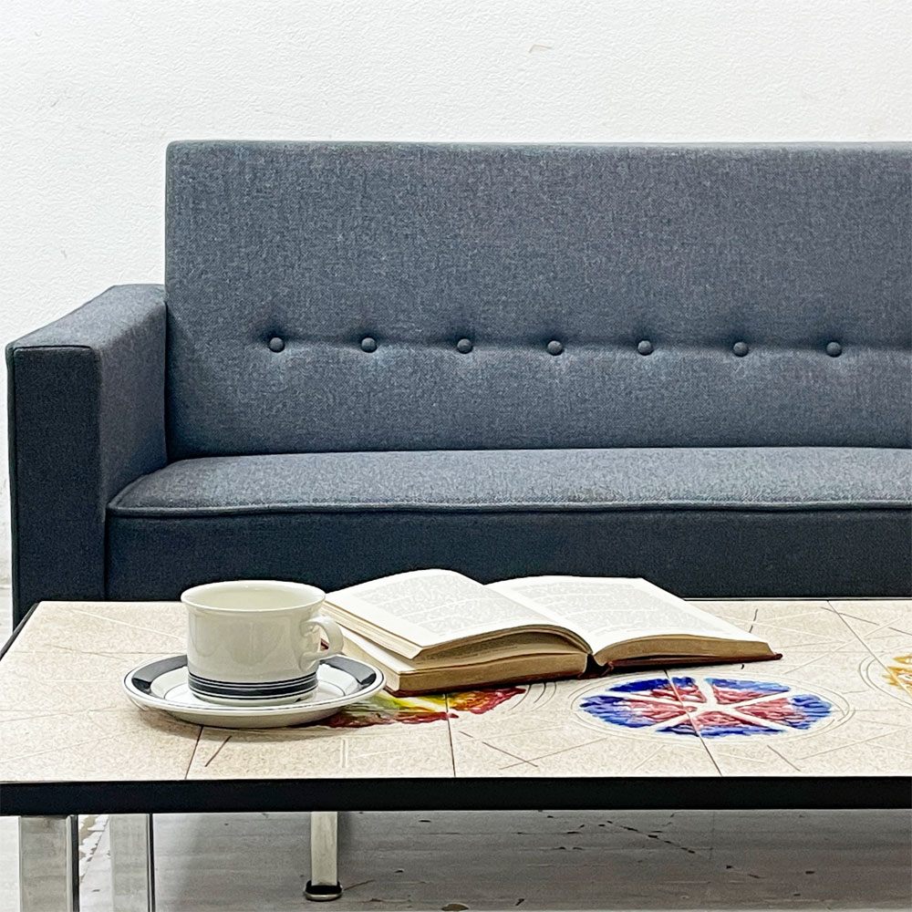 ハーマンミラー Herman Miller モジュラーグループ ソファ Modular Group Sofa 3P 3シーターソファ W206cm ジョージ・ネルソン ミッドセンチュリー 希少 ●