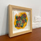 TMHM × リー・イズミダ Lee Izumida 九谷焼アートプレート ART PLATE "ROSE" + ORDER WOOD FRAME 陶板 オーダーメイド額装品 ◎