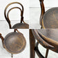 ビンテージ ベントウッドチェア Vintage Bent wood 曲木椅子 サイドチェア ダイニングチェア カフェ ヨーロピアンビンテージ ●
