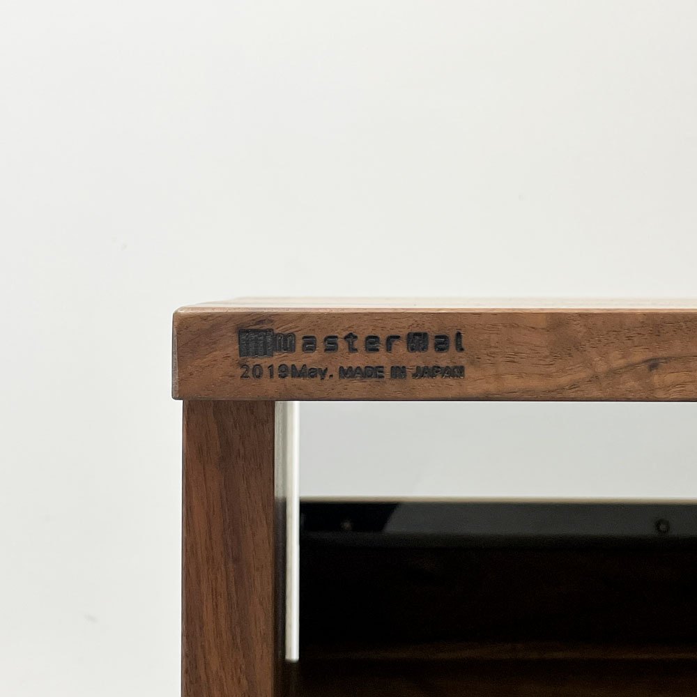 マスターウォール MASTERWAL バス BASS AVボード TVボード ローボード W180cm ウォールナット無垢材 アカセ木工 オーダー仕様 ●