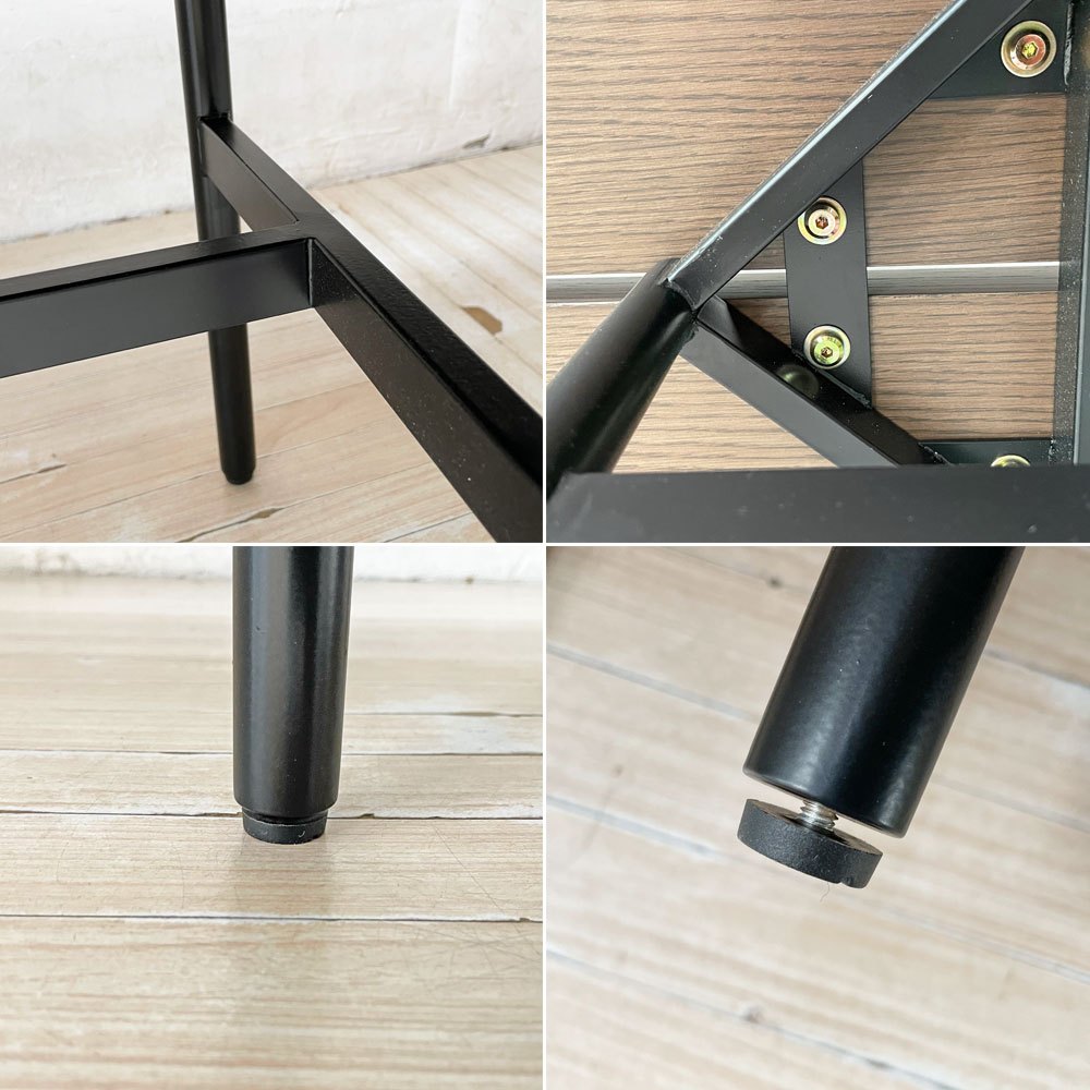 ノーウェアライクホーム NOWHERE LIKE HOME フィーム FEAM ベンチ グレイブラウン GBR 鉄脚タイプ 140cm 関家具 未使用品 ★