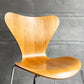 フリッツハンセン Fritz Hansen 3107 セブンチェア ビーチ材 ナチュラル ラッカー仕上げ アルネ・ヤコブセン スタッキング デンマーク 北欧家具 A ♪