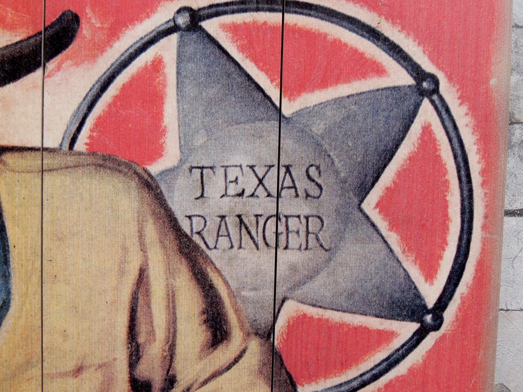 テキサスレンジャーズ TEXAS RANGERS ウッドパネル ウォールデコ 壁掛け パイン材 アメリカ製 ●