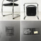 ヴィトラ vitra ビザビ2 Visavis2 アームチェア デスクチェア スタッキングチェア カンティレバー ブラック×ブラック アントニオ・チッテリオ ●