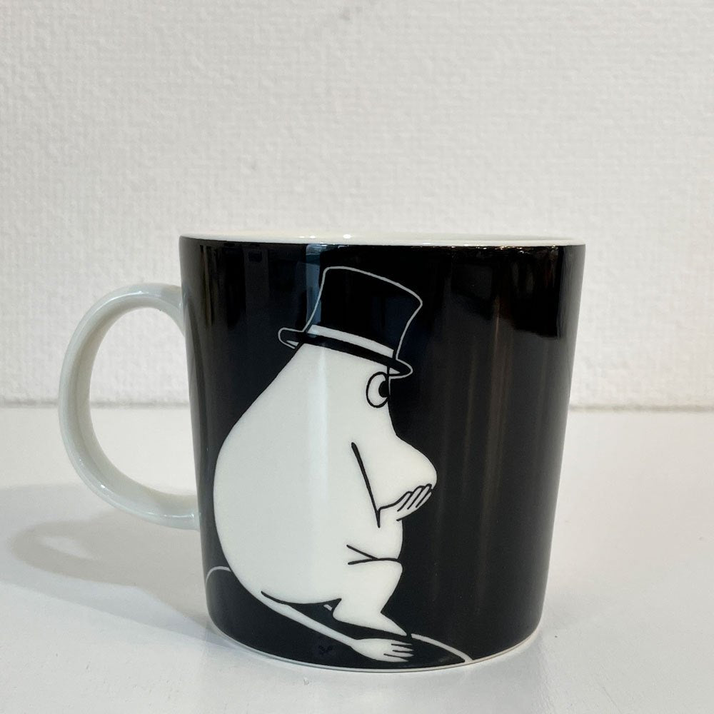 アラビア ARABIA ムーミンマグ MOOMIN ムーミンパパ ブラック 1999-2013年 フィンランド 北欧食器 ◎