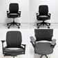 スチールケース Steelcase リープチェア Leap デスクチェア エルゴノミクスチェア 高機能チェア キャスター付き ファブリック ブラック ●