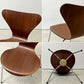 フリッツハンセン Fritz Hansen セブンチェア チーク材 アルネ・ヤコブセン ビンテージ 北欧家具 デンマーク ●