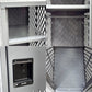 ULINE社 Ventilated Single Tier Lockers スチール製メッシュ ロッカー ティアロッカー 1人用 US ガレージ インダストリアルデザイン C ●