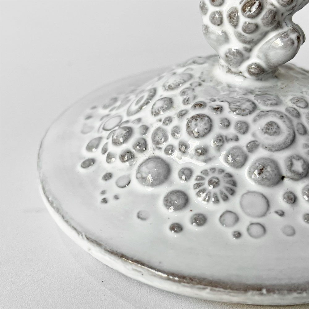 アスティエ・ド・ヴィラット Astier de Villatte グラスキャンドル リッド グラスキャンドル用蓋 Palais de Tokyo セラミック 陶器 ★