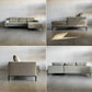 カッシーナ・イクスシー Cassina IXC. グラブ ホーム システム ソファ GRAB home* System Sofa シリーズ G-03 2人掛け右片アーム & G-06 ロングシート 左片アーム & G-08 バックレストクッション×3個 カウチソファ セット 合計参考価格1,599,400円の品 FUN E240M エクリュ Eランク生地 〓