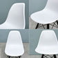 ハーマンミラー HermanMiller サイドシェルチェア ドゥエルレッグ DSW アルパイン × エボニー ポリプロピレン製 イームズ ミッドセンチュリー B ◎