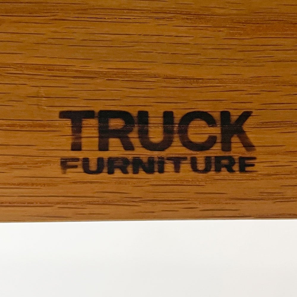 トラックファニチャー TRUCK FURNITURE OAK TABLE ダイニングテーブル ホワイトオーク無垢材 W200cm 定価約¥484,000 - ●