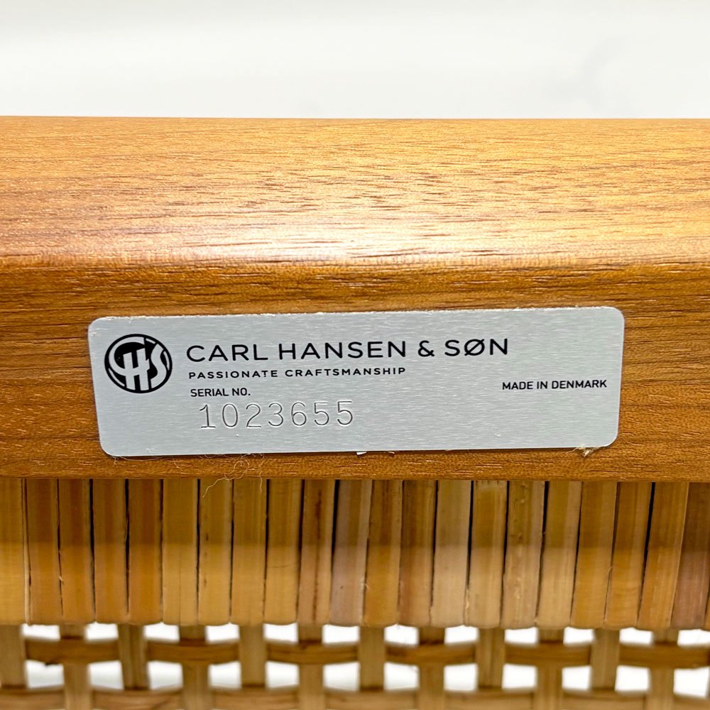 カールハンセン＆サン Carl Hansen & Son OW149 コロニアルチェア ラウンジチェア ウォールナット材 本革 ブラック オーレ・ヴァンシャー ●