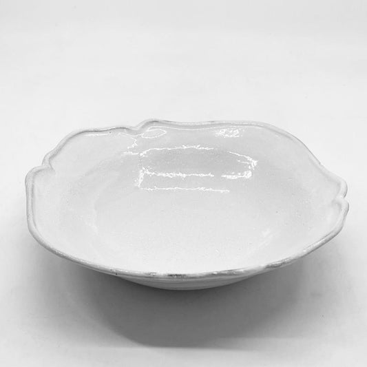 アスティエ・ド・ヴィラット ASTIER de VILLATTE バック Bac ミディアムスーププレート 19cm 陶器 フランス ホワイト A ●