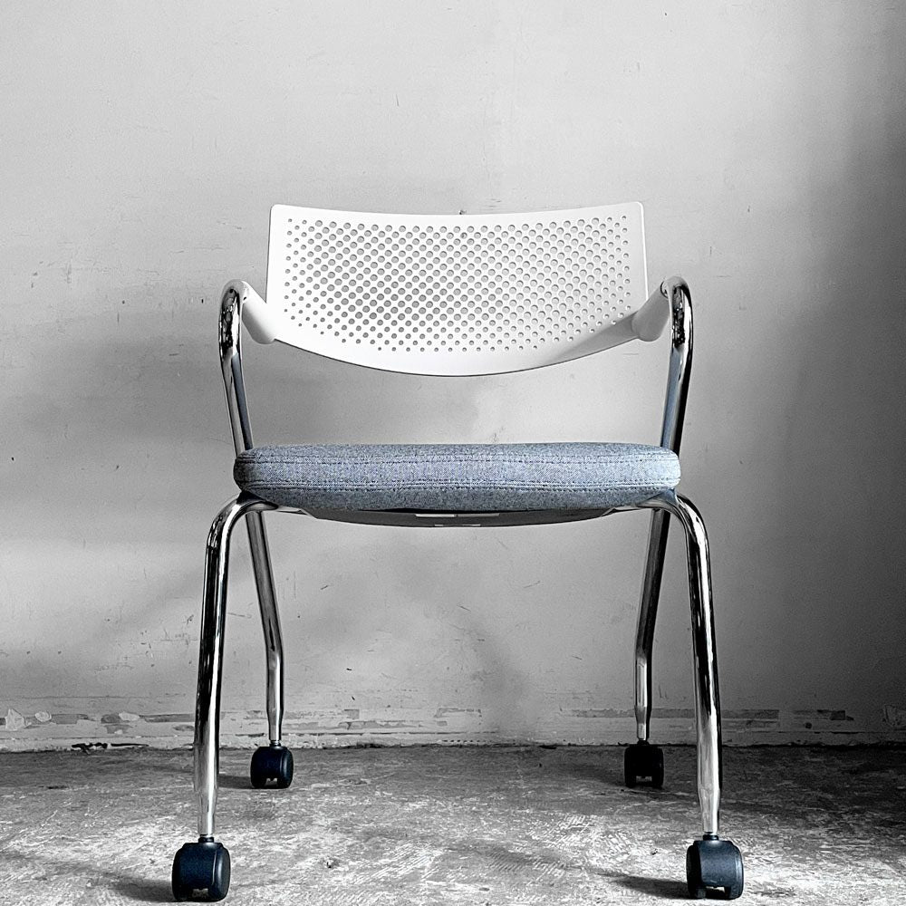 ヴィトラ vitra ビザロール Visaroll デスクチェア ミーティングチェア キャスターベース スタッキング アントニオ・チッテリオ B ■