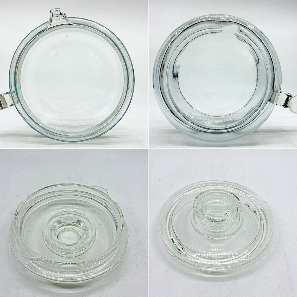 オールドパイレックス OLD PYREX  フレームウェア FLAMEWARE ソースパン 耐熱ガラス 片手鍋 調理器具 USビンテージ ●