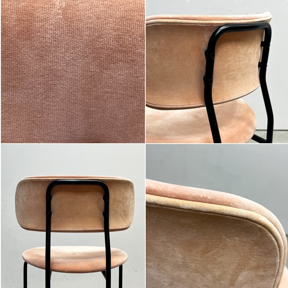 グビ GUBI ココチェア COCO Dining Cair ダイニングチェア ベルベット ピンク系 OEO Studio デンマーク モダンデザイン A ●
