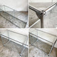 ユーエスエムハラー USMハラー USM Haller モジュラーファニチャー キャビネット シェルフ 2列1段 W152cm ガラスパネル スイス ■
