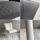 リーンロゼ ligneroset ロゼカラン ROSET Calin steel leg ダイニングチェア  ブラック×ホワイト キルティング スチールレッグ パスカル ムールグ フランス C ♪