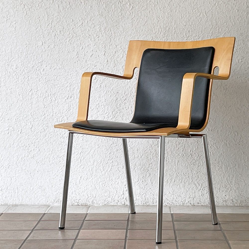ラムホルツ LAMMHULTS コーパス アームチェア Corpus Armchair プライウッド アームチェア バーチ材 スタッキング スウェーデン 北欧家具 B ◇