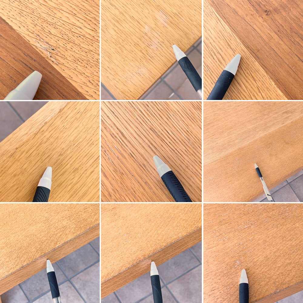 日進木工 NISSIN カーヴ ホワイトウッドシリーズ CARVE WHITE WOOD ダイニングテーブル オーク x ブラックウォールナット 無垢材 W180cm ウレタン塗装 ナチュラルモダン 飛騨家具 ◇