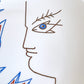 ジャン・コクトー Jean Cocteau promo ceram アートプレート 陶製絵皿 Φ24cm フランス ■