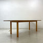 無印良品 MUJI リアルファニチャー REAL FURNITURE ダイニングテーブル オーク無垢集成材 シンプル ナチュラルテイスト W220cm ●