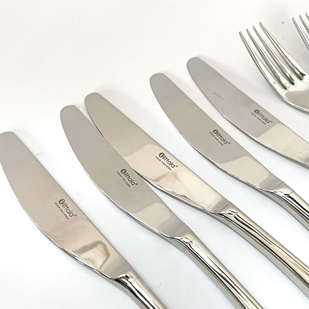 イッタラ iittala  ピアノ piano  カトラリー ディナーナイフ＆ディナーフォーク 合計10本 レンゾ・ピアノ 美品 ★