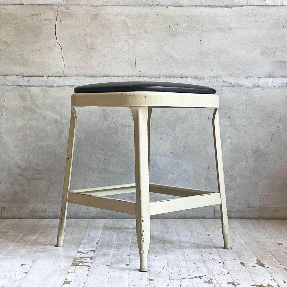 リオン LYON ファクトリースツール FACTORY STOOL スツール カウンターチェア Sサイズ インダストリアル P.F.S取扱い A  ♪