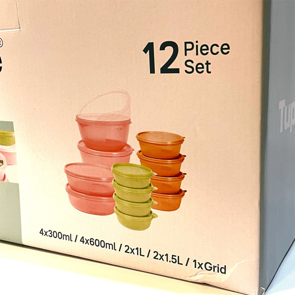 タッパーウェア Tupperware ボール ファンタスティック 12ピースセット 保存容器 未使用保管品 ハンディーボウル MMボウル ★