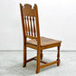 ノックオンウッド Knock on wood コロニアル ハイバックチェア1 ダイニングチェア ウォールナット無垢材 クラシカルデザイン ●