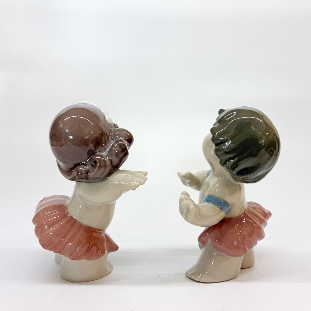 リヤドロ LLADRO ナオ NAO ハワイ フラダンス フィギュリン ペアセット スペイン ★