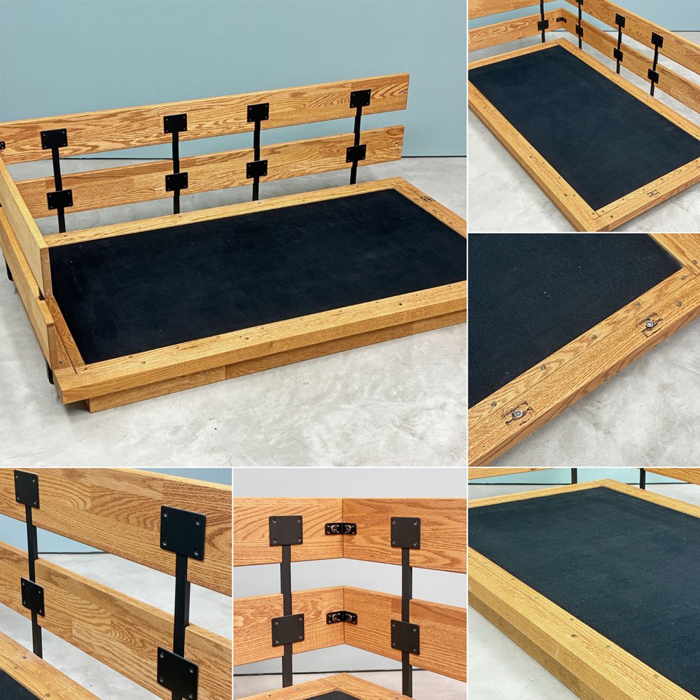 モモナチュラル Momo Natural エヌボックス ソファ N.BOX SOFA 2.5P ONE ARM オーク材 片アーム ローソファ ◎