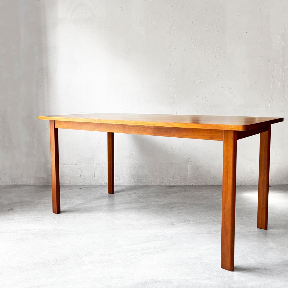 スキャンティーク SCANTEAK モノ MONO ダイニングテーブル チーク無垢材 W150cm 美品 北欧スタイル ★