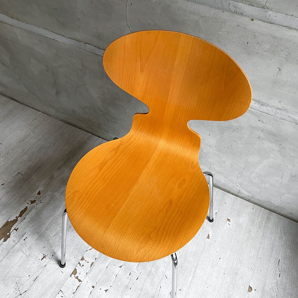 フリッツハンセン Fritz Hansen 3101 アリンコチェア アントチェア 4本脚 ナチュラルビーチ ラッカー仕上げ アルネ・ヤコブセン A ♪