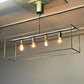 かなでもの KANADEMONO ボックスフレームペンダントライト Box Frame Pendant Light 4灯 Gold ディクラッセ シンプルモダン 定価 ￥41,800- ●