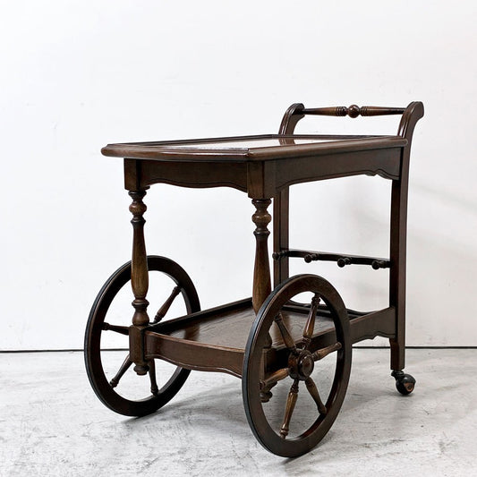 飛騨産業 HIDA キツツキ キッチンワゴン サービングカート ホイール付き 店舗什器 クラシカルデザイン ●