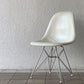 ハーマンミラー Herman Miller サイドシェルチェア サード 3rd FRP PVCレザー パーチメント ロータイプ エッフェルベース イームズ ビンテージ vintage ◇