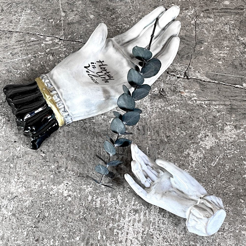 ヤナカーン yarnnakarn ハンド hand インセンスホルダー お香立て ホワイト オブジェ カードホルダー 小物置き 陶器 ■
