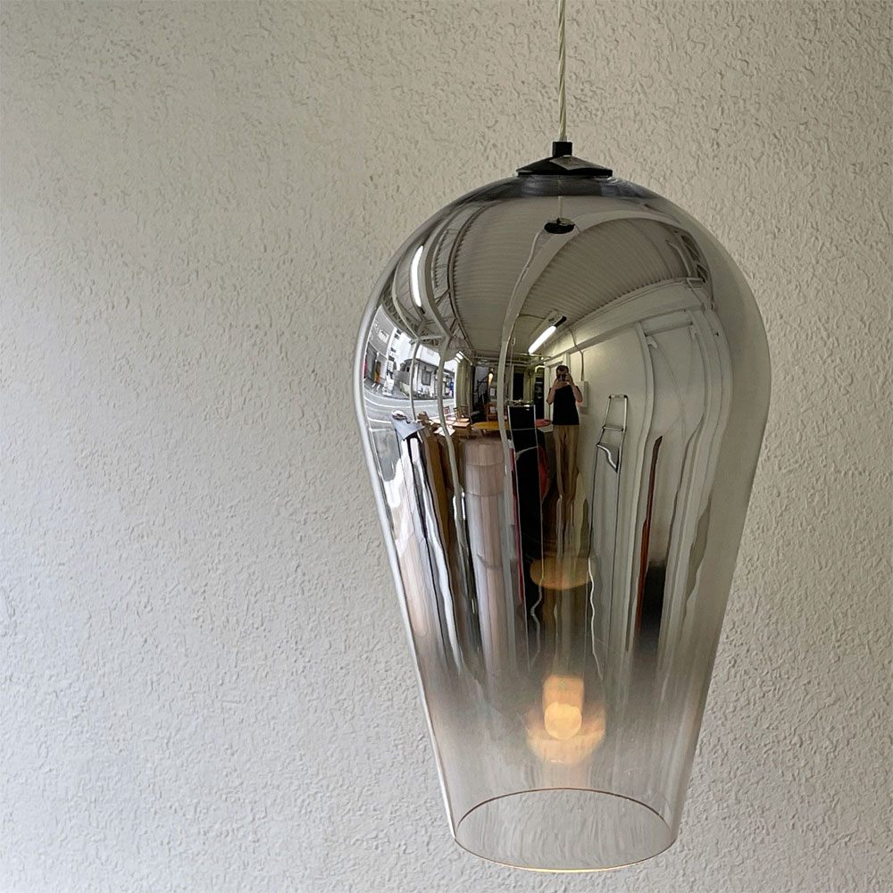 トムディクソン Tom Dixon フェイド ペンダントライト Fade Pendant クローム Chrome 廃番 定価115,500円 箱付 展示品 ◇