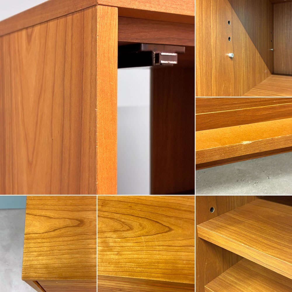 広松木工 hiromatsu ベラクレッパ VERA CREPA キャビネット ウォールナット スリット プッシュオープン ◎