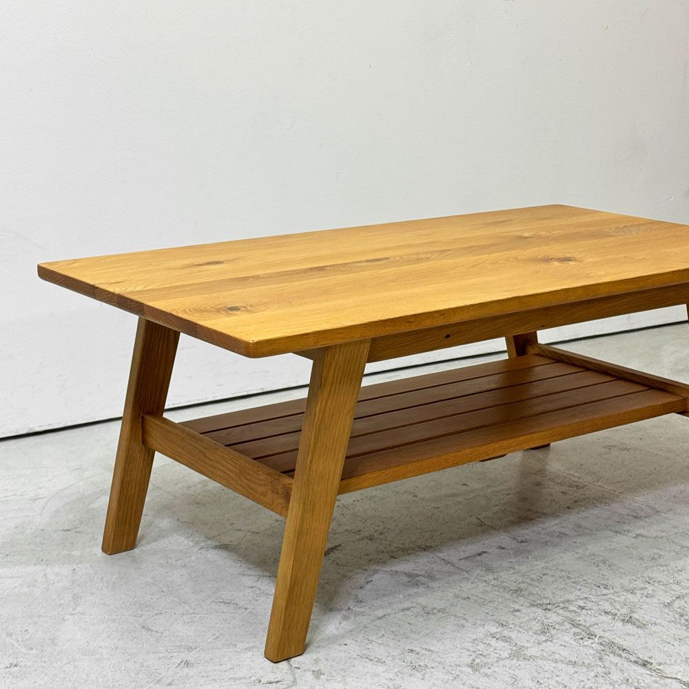 ドアーズリビングプロダクツ DOORS LIVING PRODUCTS ボシー BOTHY ローテーブル 900 W90xD48xH37.5cm オーク無垢材 ●